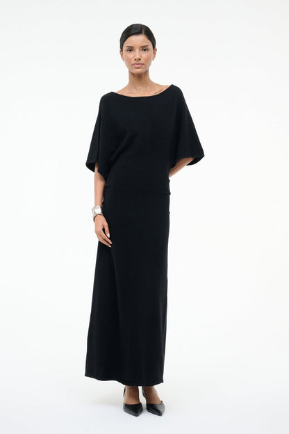 STAUD Sale Amelie Sweater Dress Black