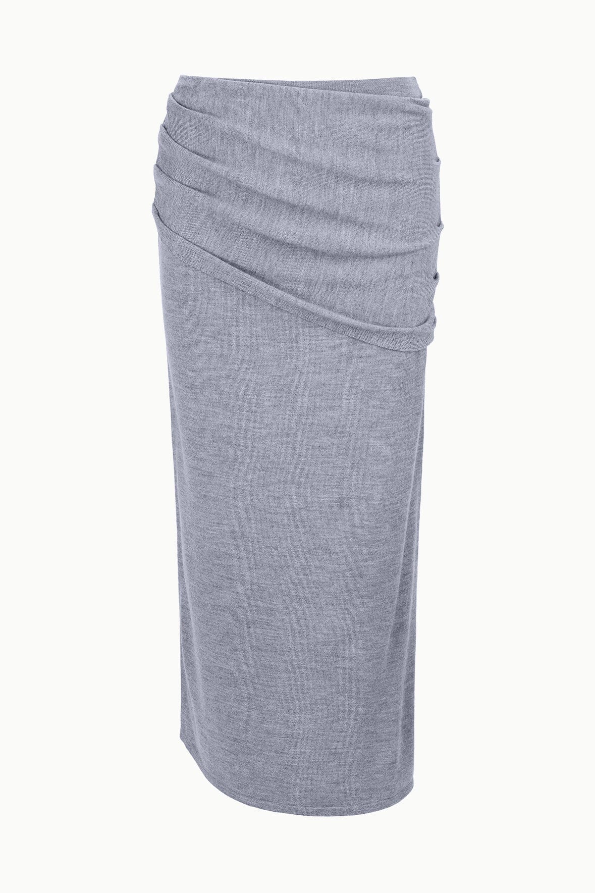 STAUD Sale Wilma Skirt Heather Grey