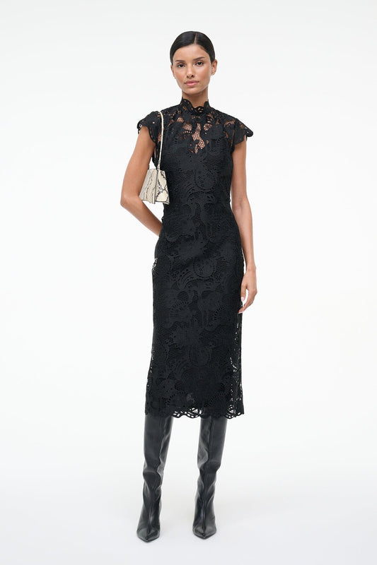 STAUD Sale Rosaline Dress Black