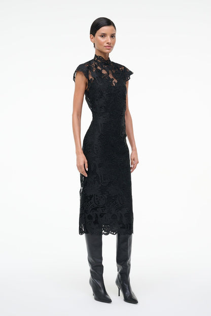STAUD Sale Rosaline Dress Black
