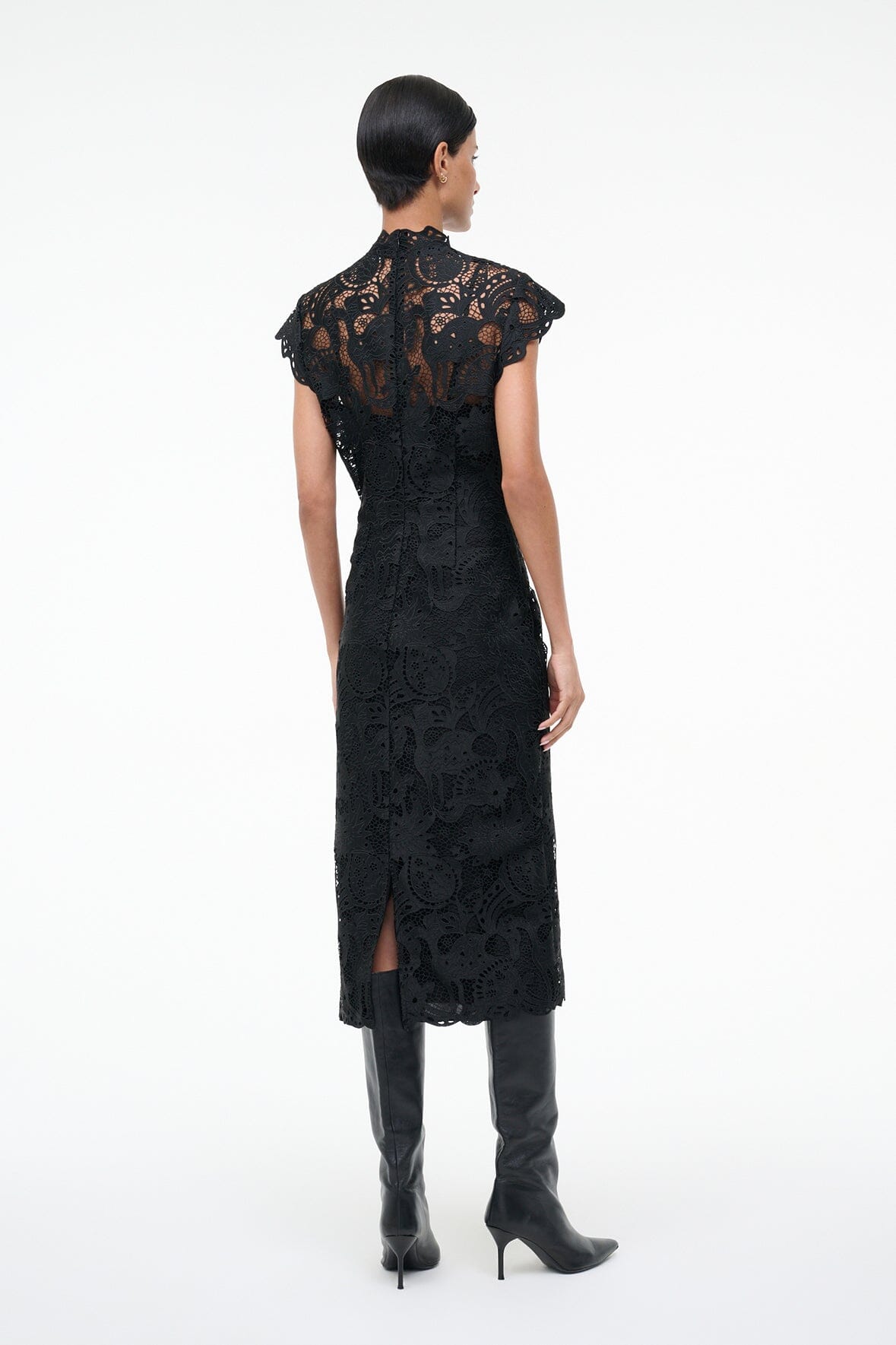 STAUD Sale Rosaline Dress Black