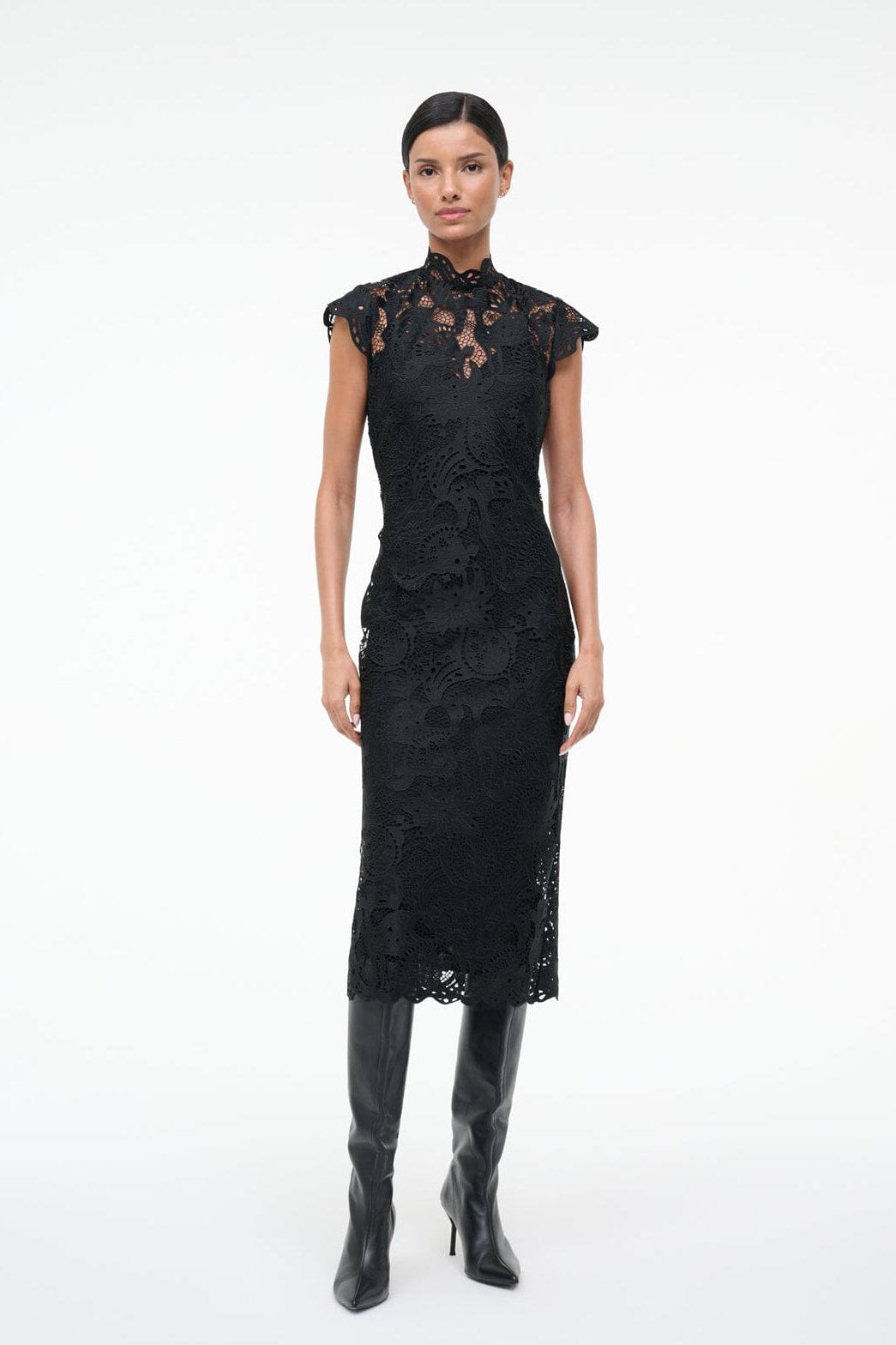 STAUD Sale Rosaline Dress Black