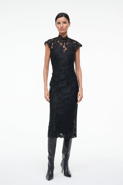 STAUD Sale Rosaline Dress Black