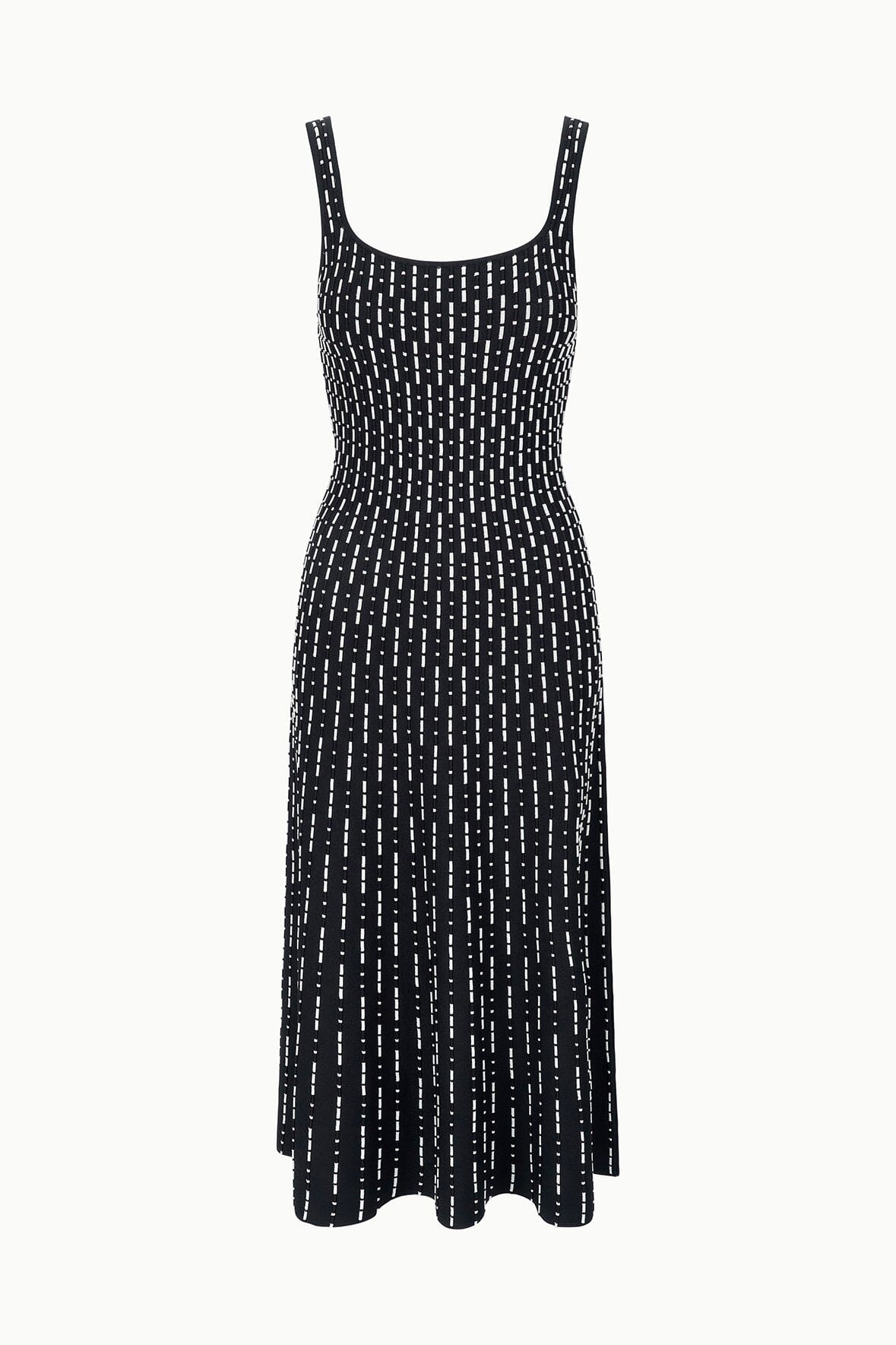 STAUD Sale Ellison Dress Black Geo