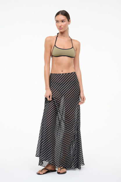 STAUD Sale Velma Skirt Black Geo