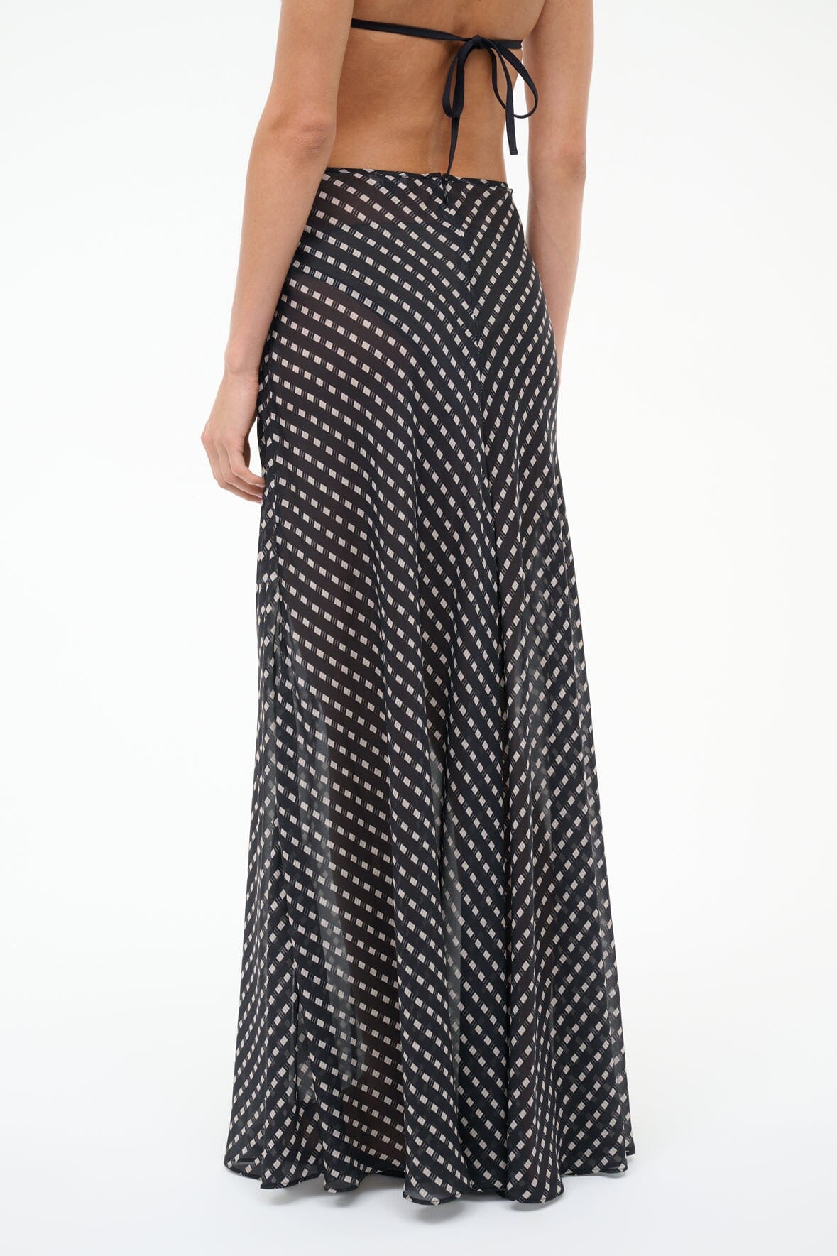 STAUD Sale Velma Skirt Black Geo