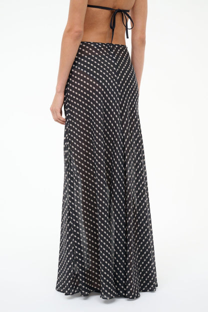 STAUD Sale Velma Skirt Black Geo