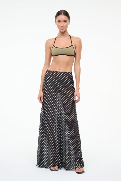 STAUD Sale Velma Skirt Black Geo