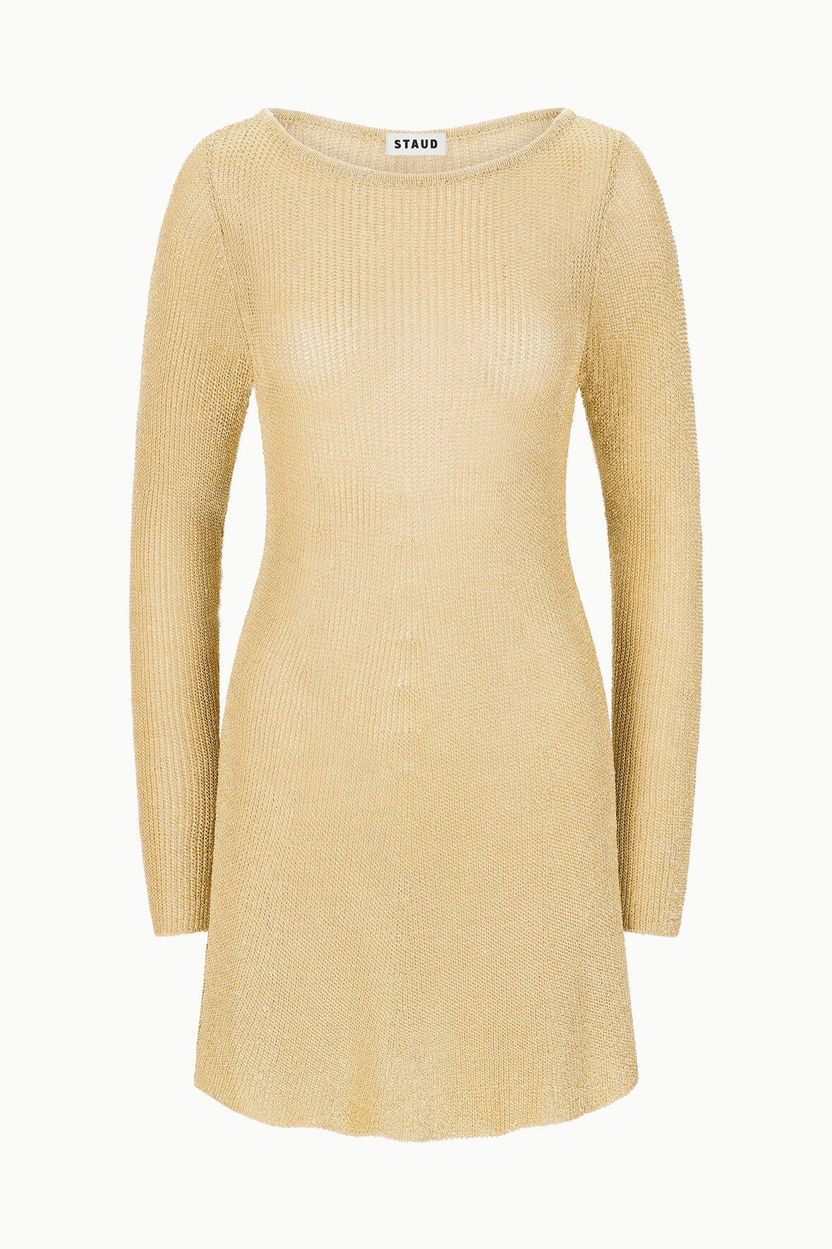 STAUD Sale Nikitta Mini Dress Gold
