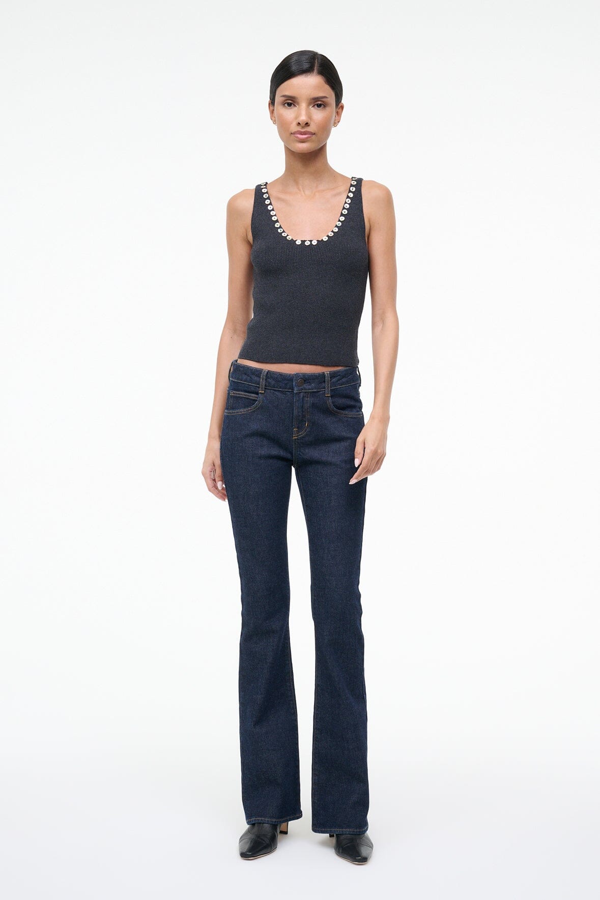 STAUD Sale Neva Tank Nocturne