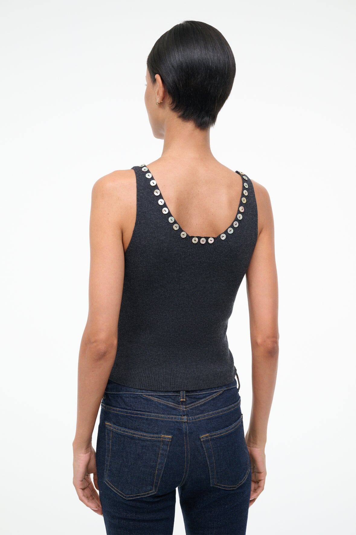 STAUD Sale Neva Tank Nocturne