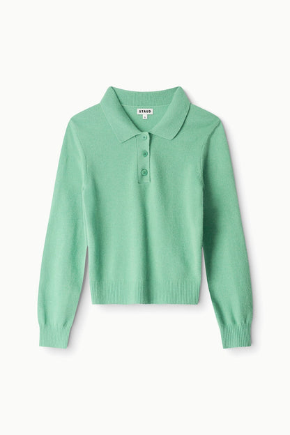 STAUD Sale Gemma Cashmere Sweater Leaf