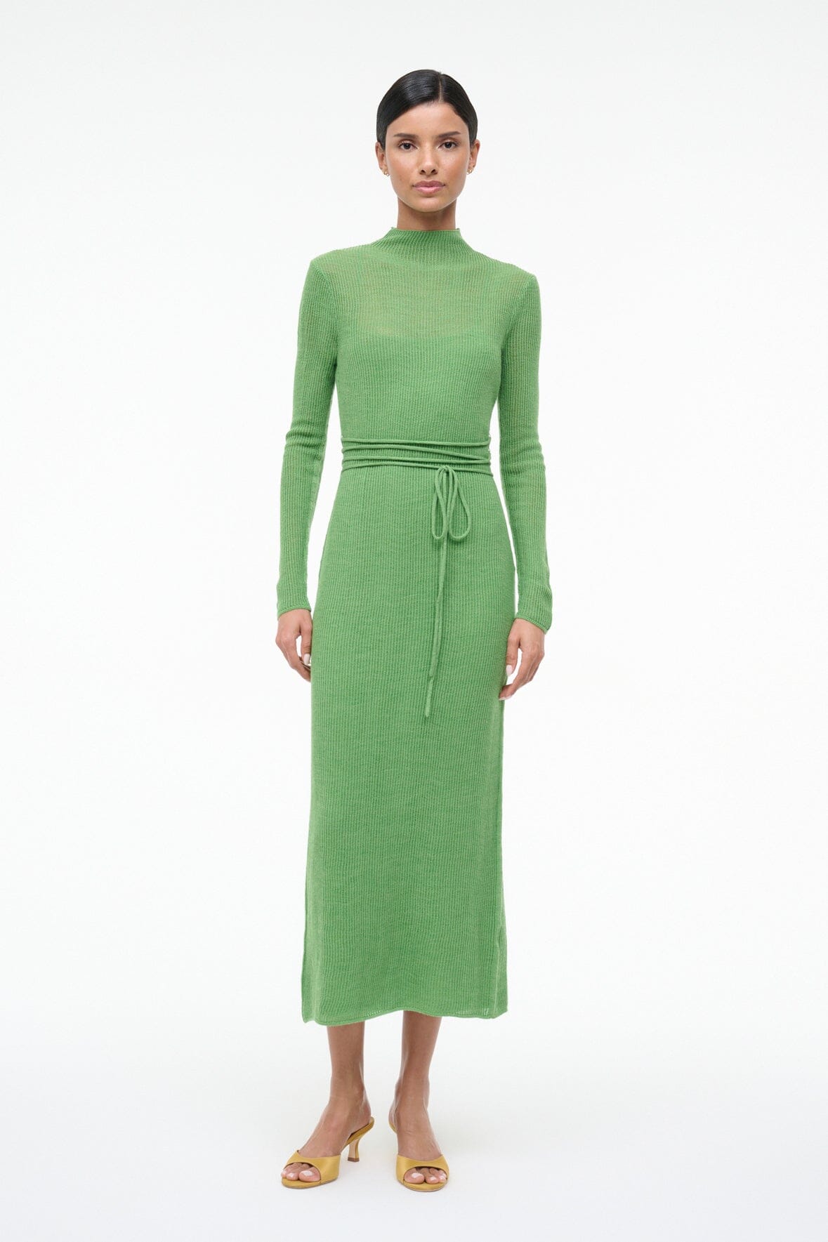 STAUD Sale Marianne Dress Leaf