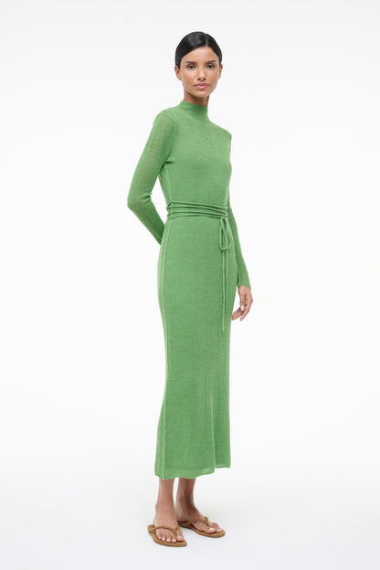 STAUD Sale Marianne Dress Leaf