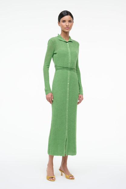 STAUD Sale Marianne Dress Leaf