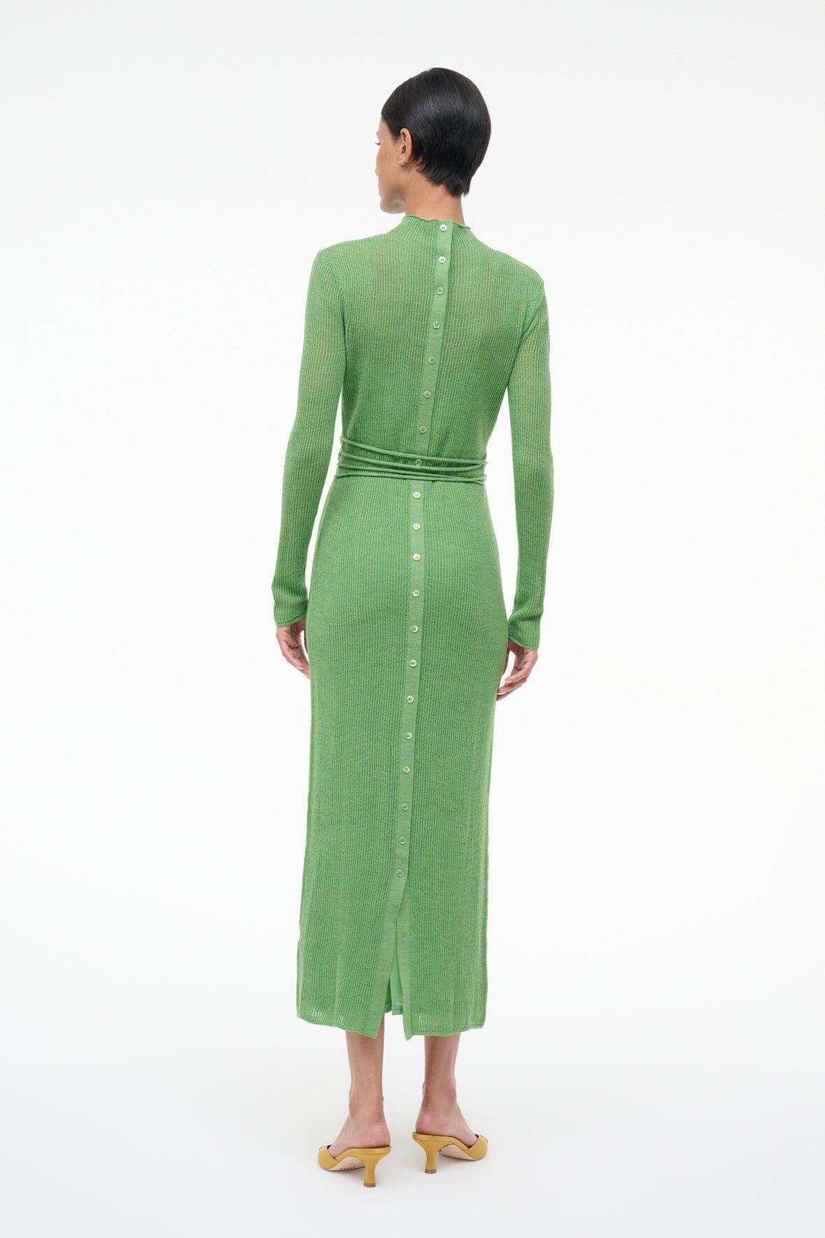 STAUD Sale Marianne Dress Leaf