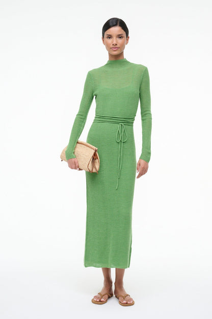STAUD Sale Marianne Dress Leaf