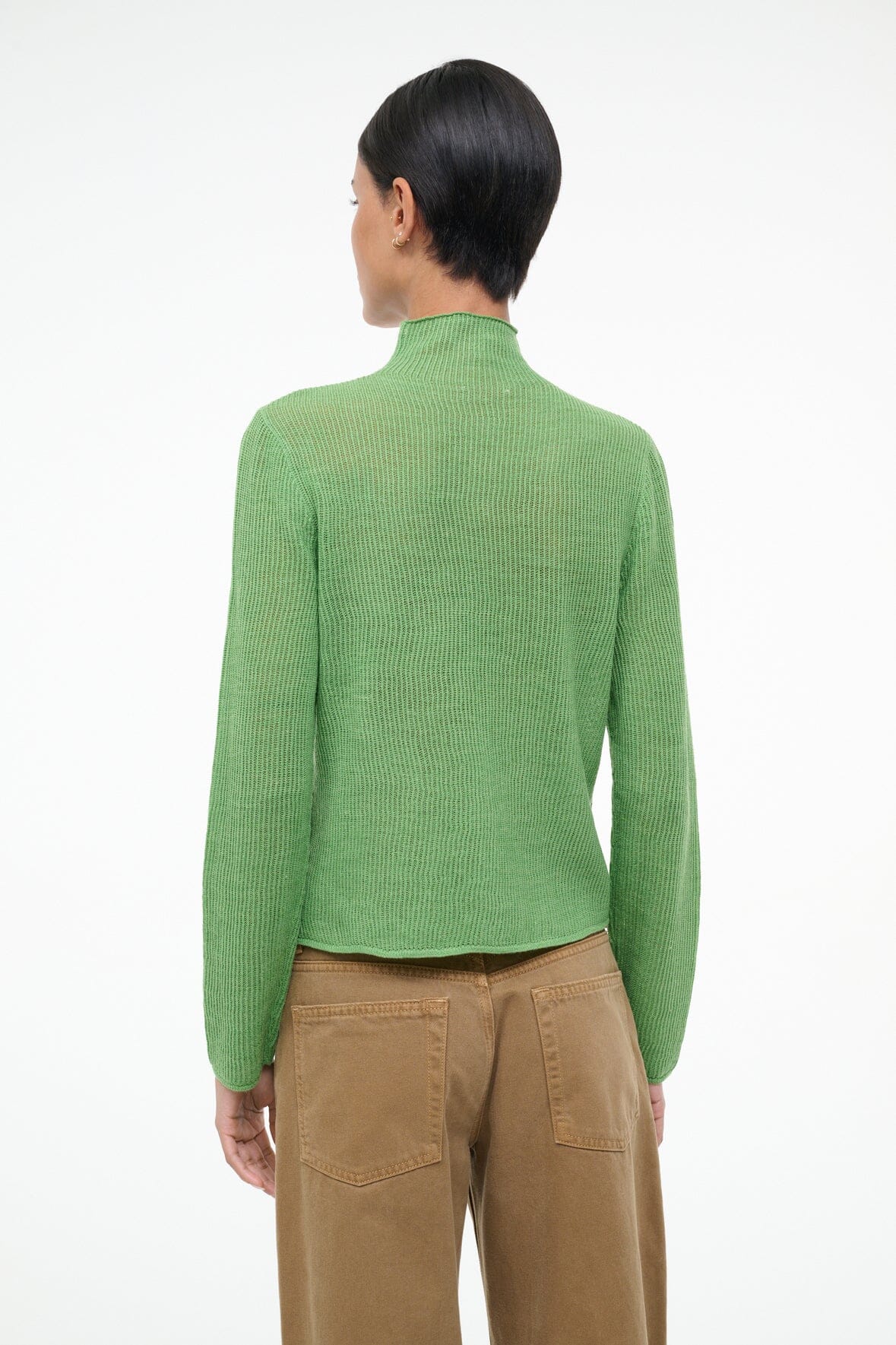 STAUD Sale Marianne Sweater Leaf