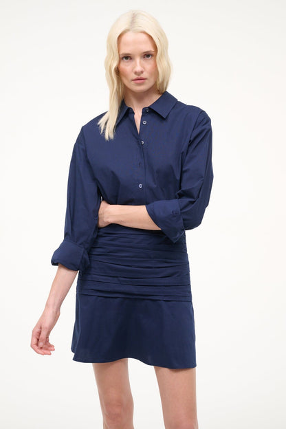STAUD Sale Indya Mini Dress Navy