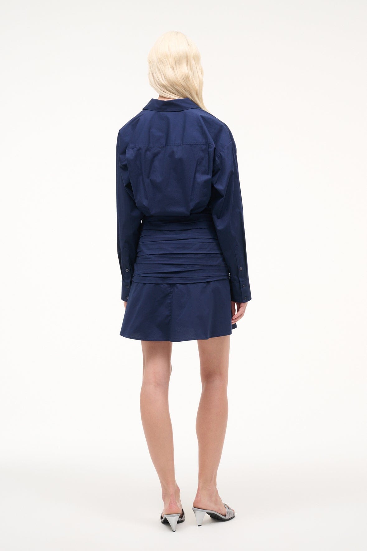 STAUD Sale Indya Mini Dress Navy