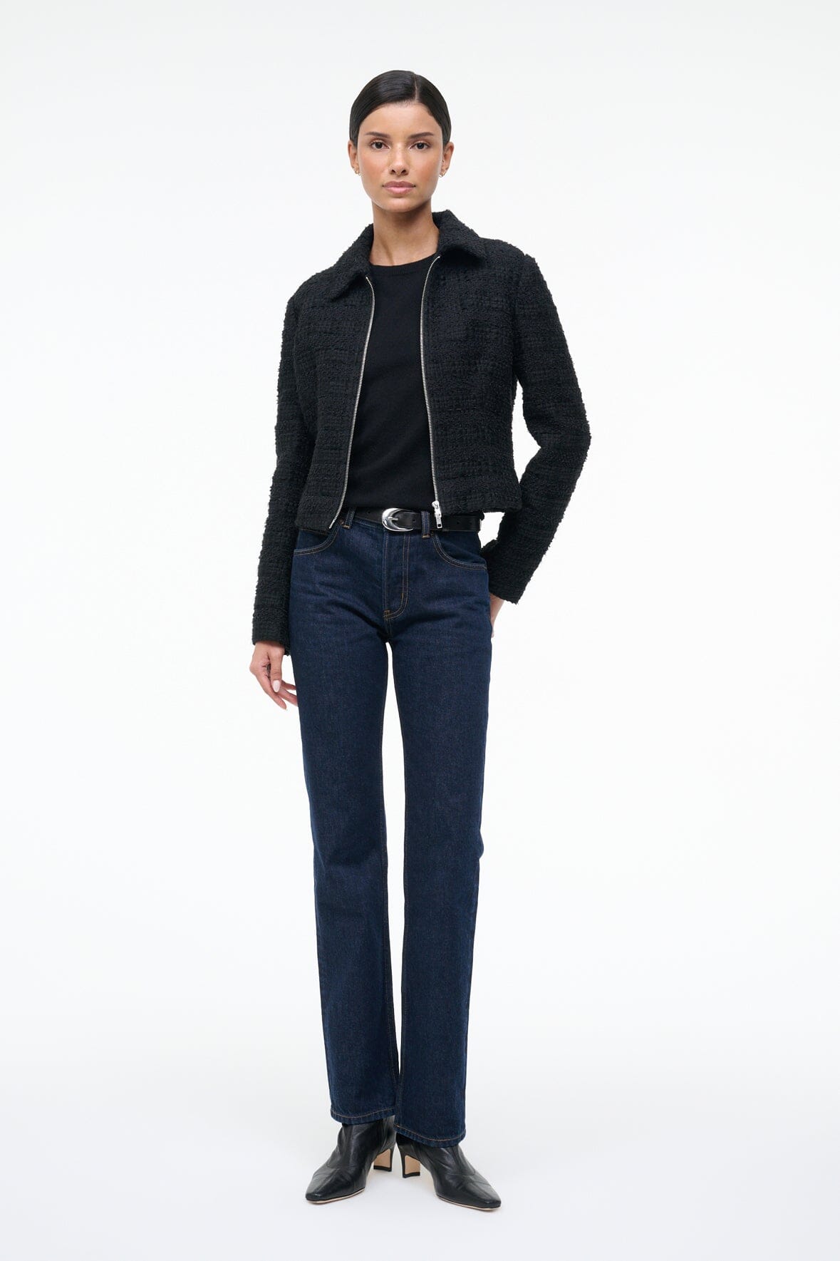 STAUD Sale Marino Jacket Black