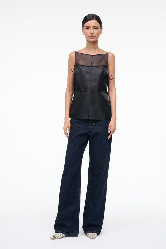 STAUD Sale Chandler Top Black
