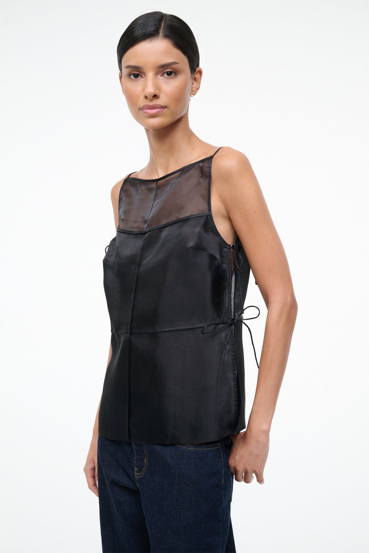 STAUD Sale Chandler Top Black