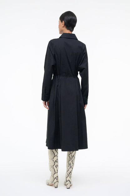 STAUD Sale Chi Midi Dress Black