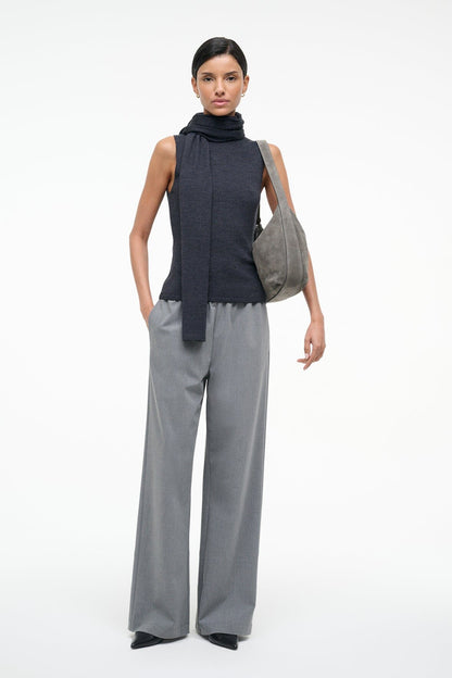 STAUD Sale Canal Top Charcoal