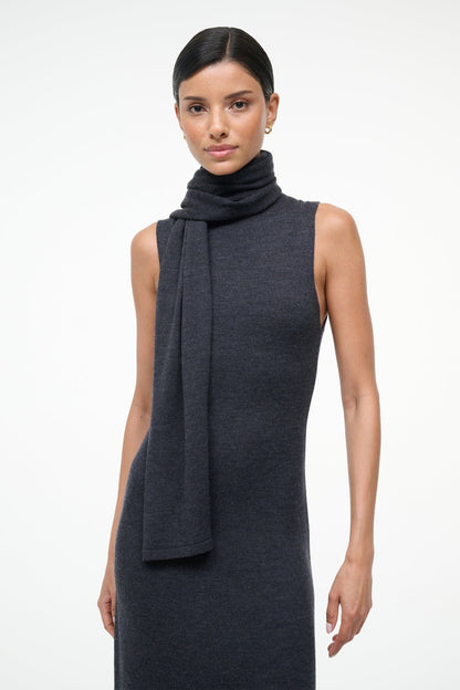 STAUD Sale Canal Midi Dress Charcoal