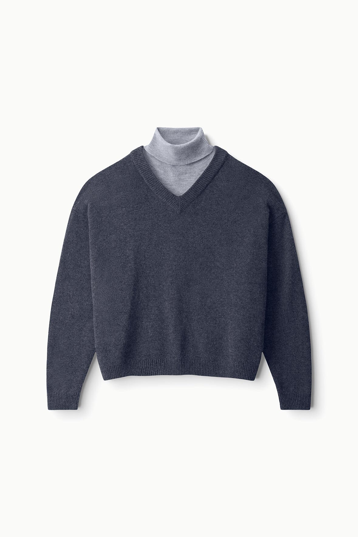 STAUD Sale Doris Cashmere Sweater Charcoal