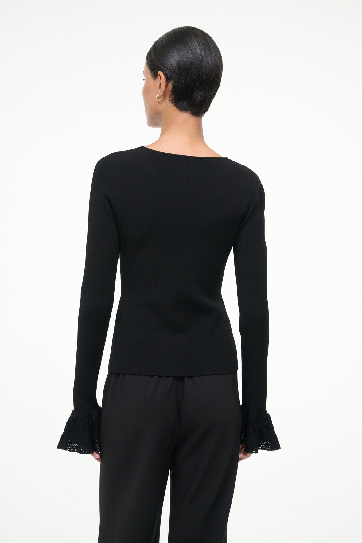 STAUD Sale Shelley Top Black