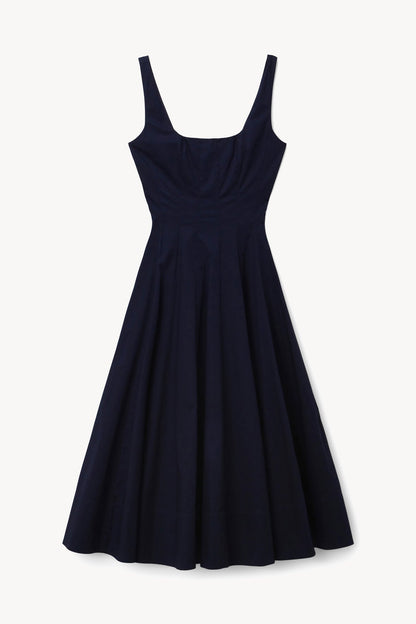 STAUD Clothing Wells Dress Navy 1