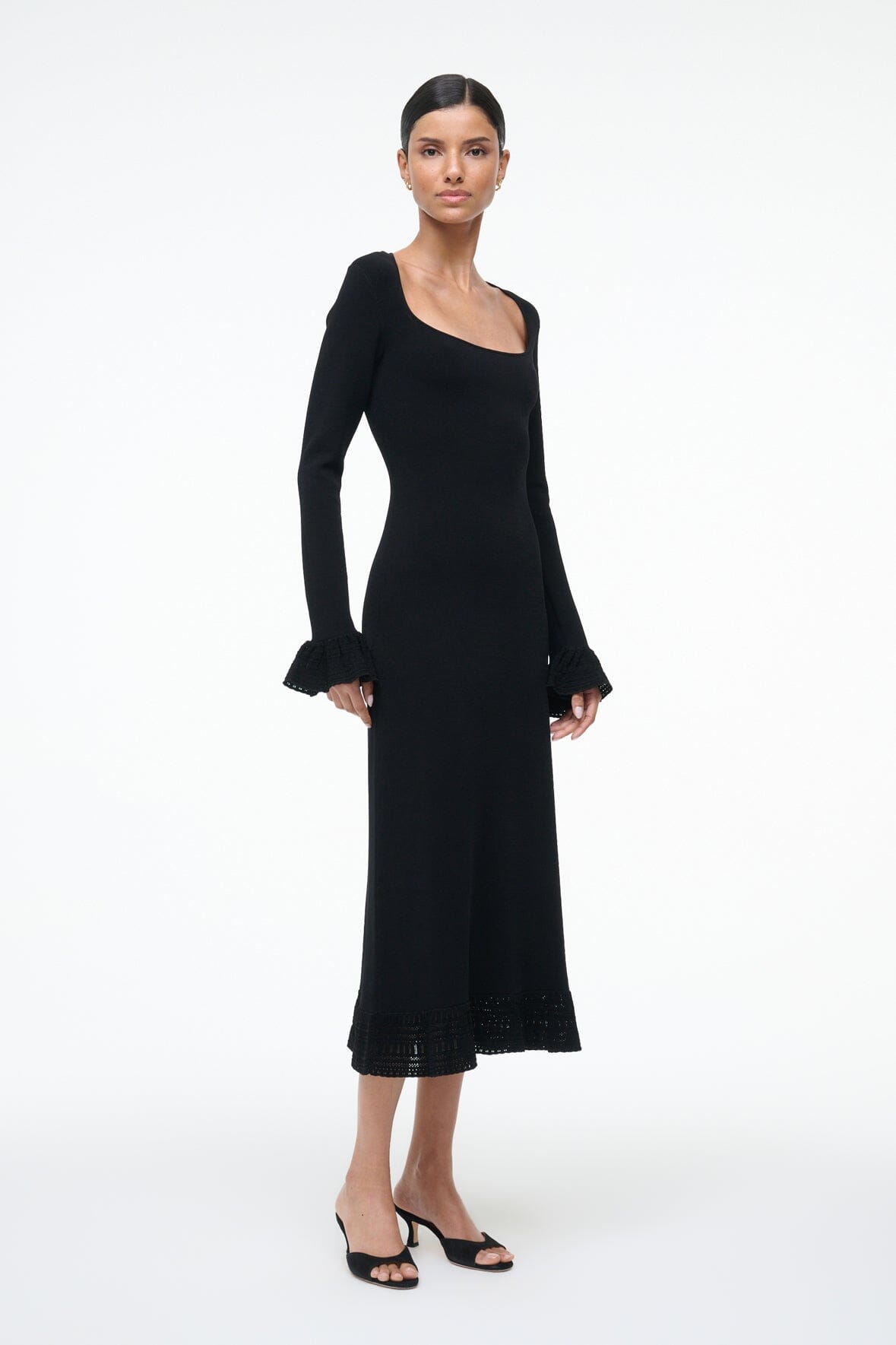 STAUD Sale Shelley Dress Black