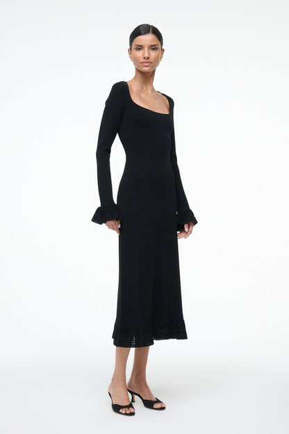 STAUD Sale Shelley Dress Black