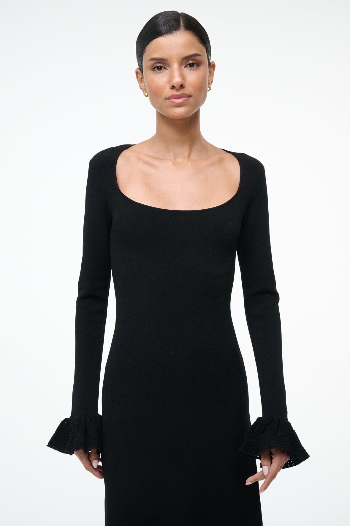 STAUD Sale Shelley Dress Black