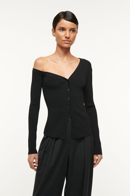STAUD Sale Craftsman Sweater Black