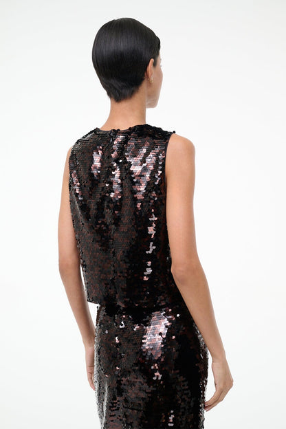 STAUD Sale Seraphina Top Espresso Black