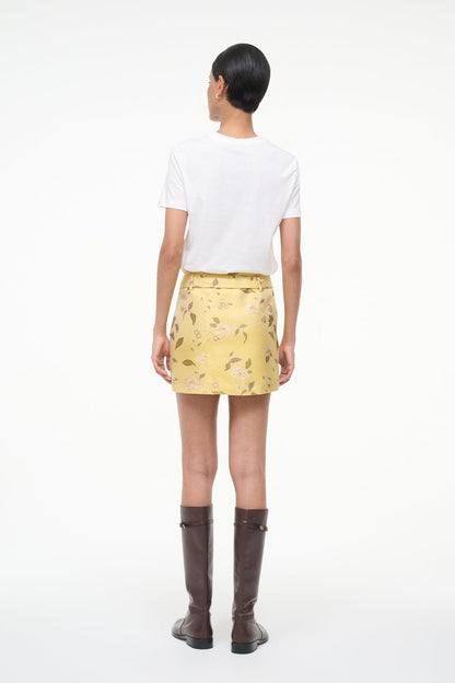STAUD Sale Reese Skirt Wildflowers