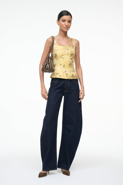 STAUD Sale Jeanette Top Wildflowers