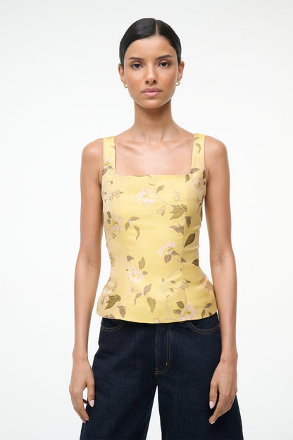 STAUD Sale Jeanette Top Wildflowers