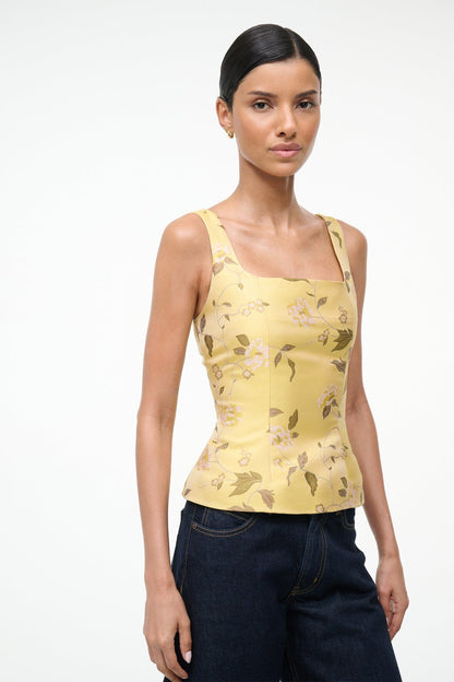 STAUD Sale Jeanette Top Wildflowers