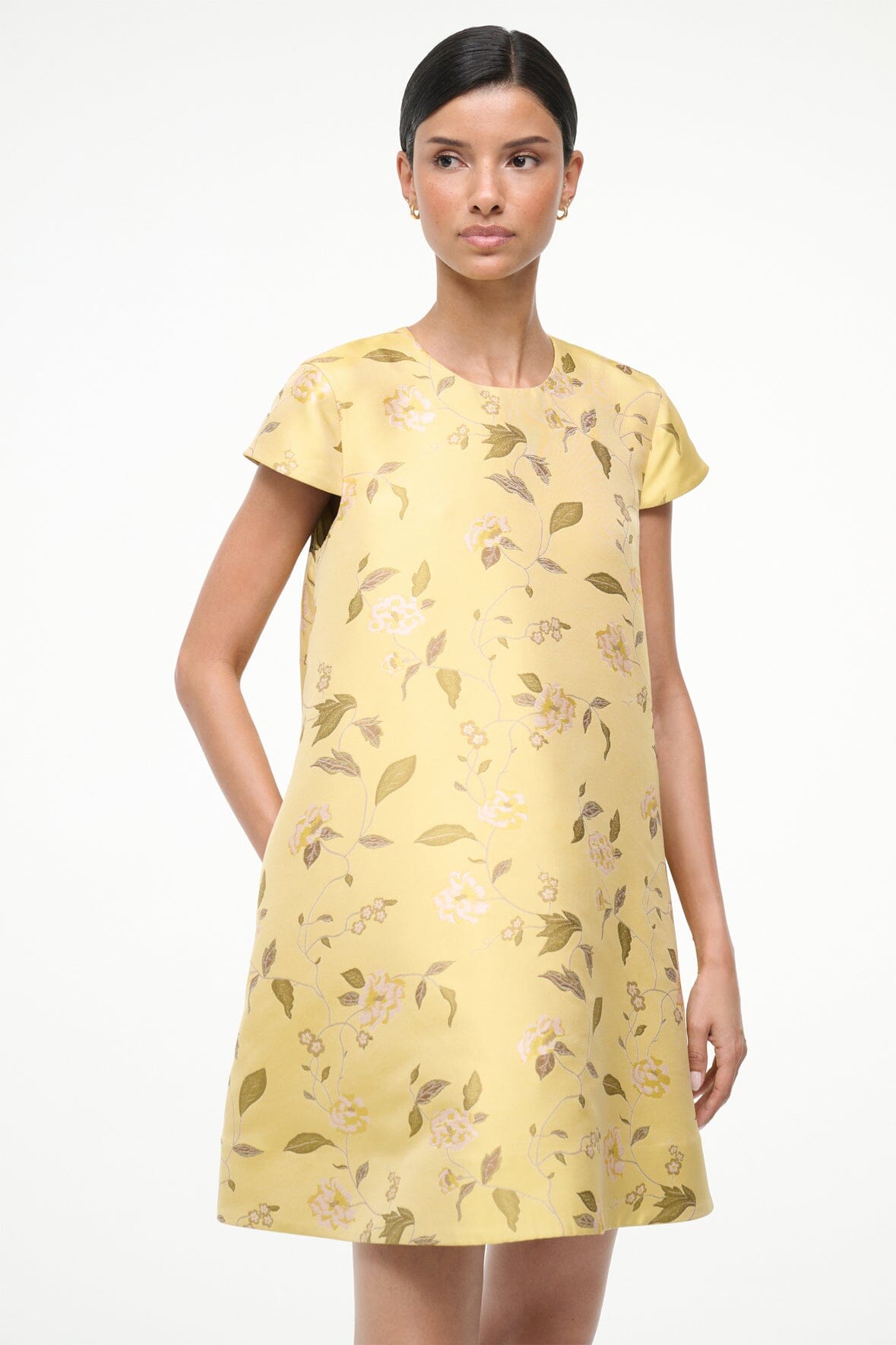 STAUD Sale Mia Dress Wildflowers