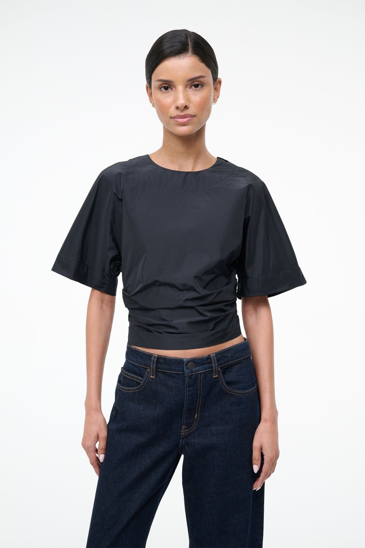 STAUD Sale Michelina Top Black
