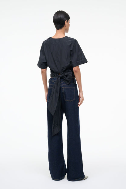 STAUD Sale Michelina Top Black