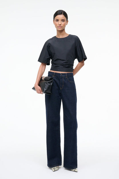 STAUD Sale Michelina Top Black