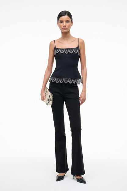 STAUD Sale Colette Top Black