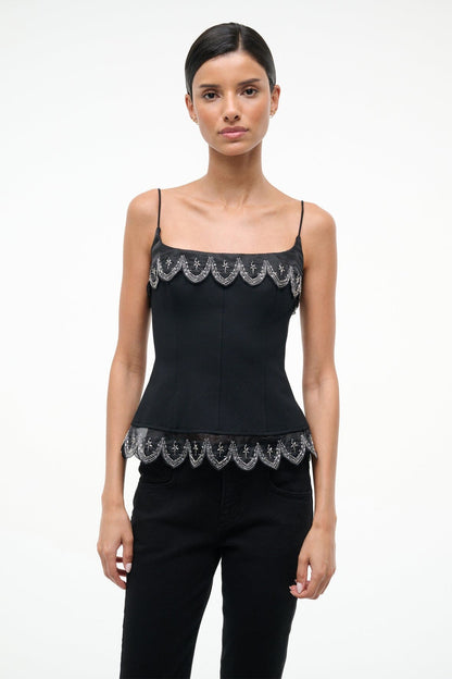 STAUD Sale Colette Top Black