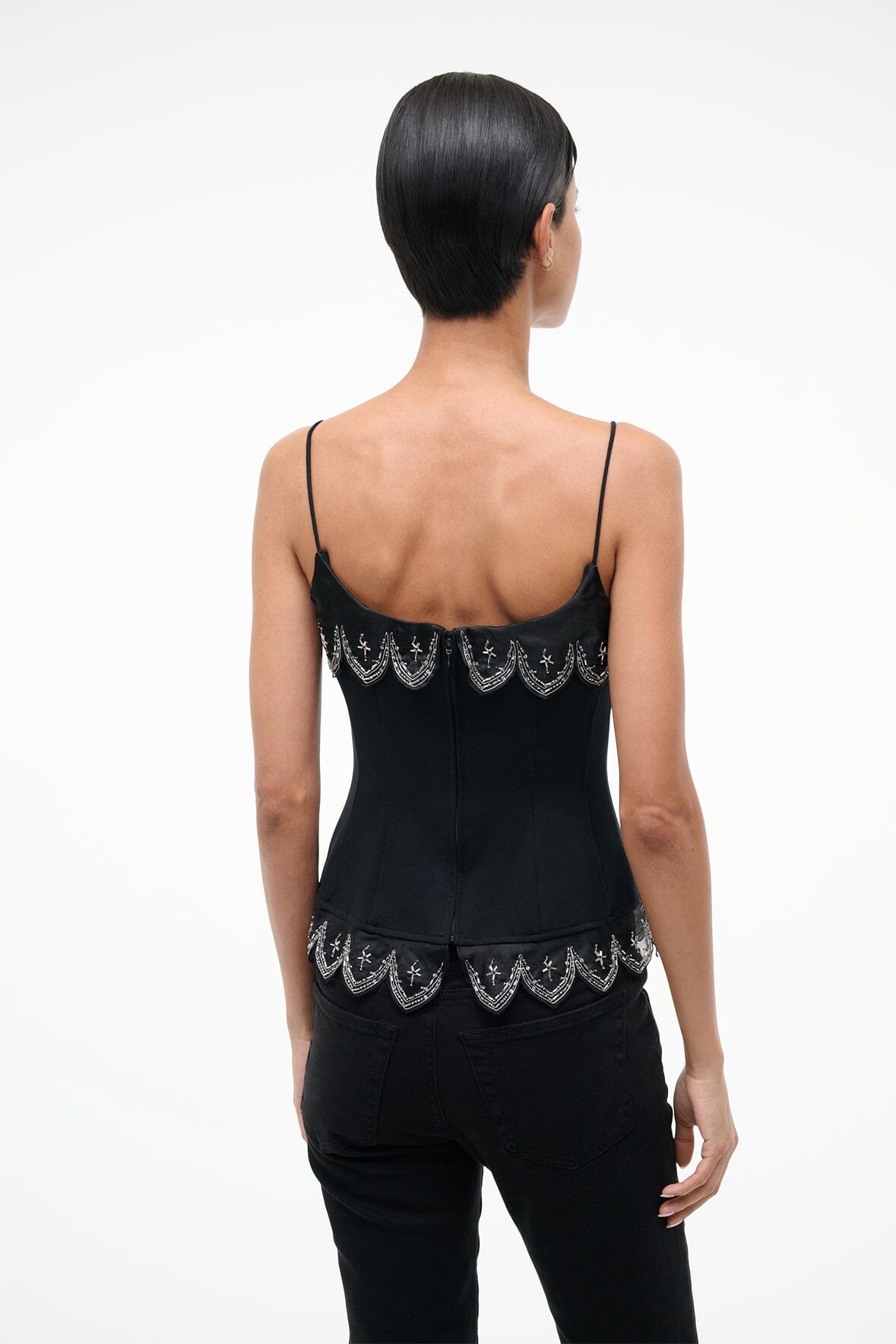 STAUD Sale Colette Top Black