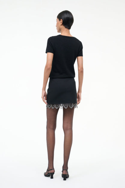 STAUD Sale Tiara Skirt Black